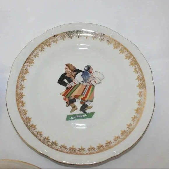 CHODZIEZ Made in Poland 7” porcelain collectible plates Dancers Around the World - Picture 4 of 9